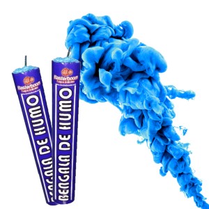 BENGALA DE HUMO AZUL x 2u